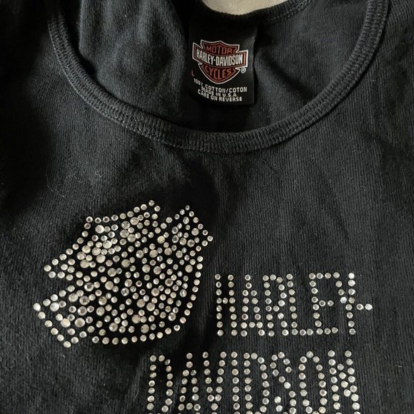 Womens Harley Davision Jeans with Tank top. Preowned. In great shape. - Picture 5 of 13